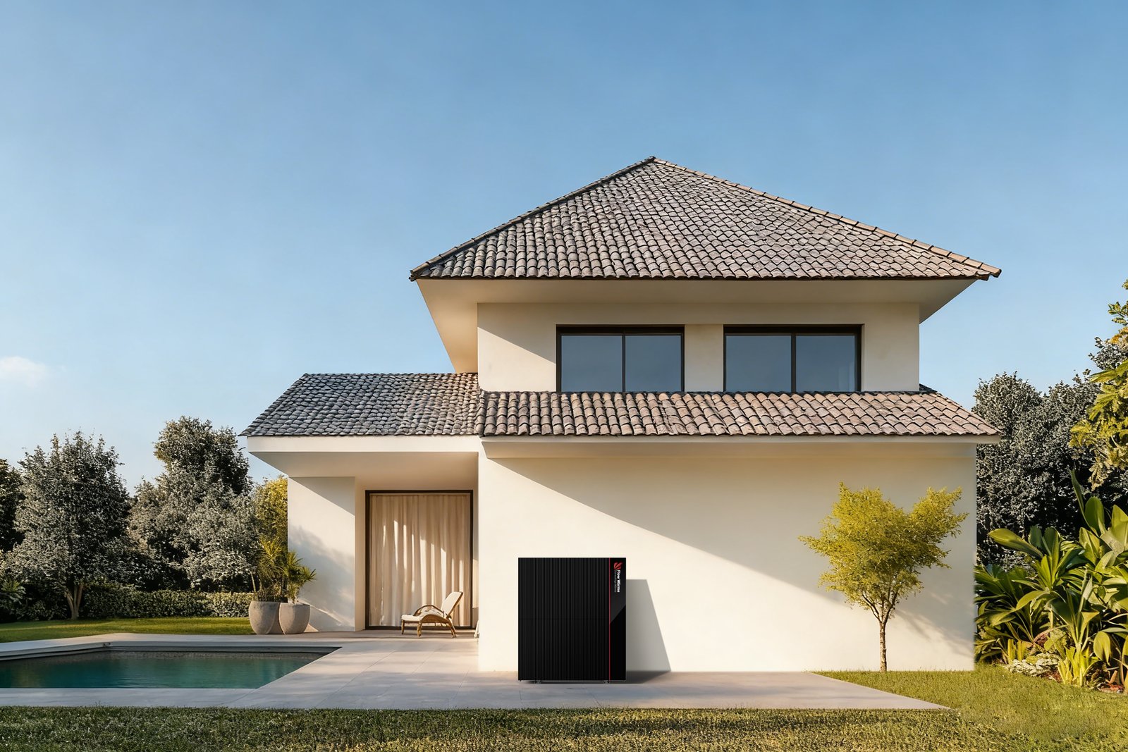 Aura Premium Monobloc R290 installed at a modern family home